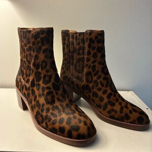 NIB The Autumn Leopard boots size 8